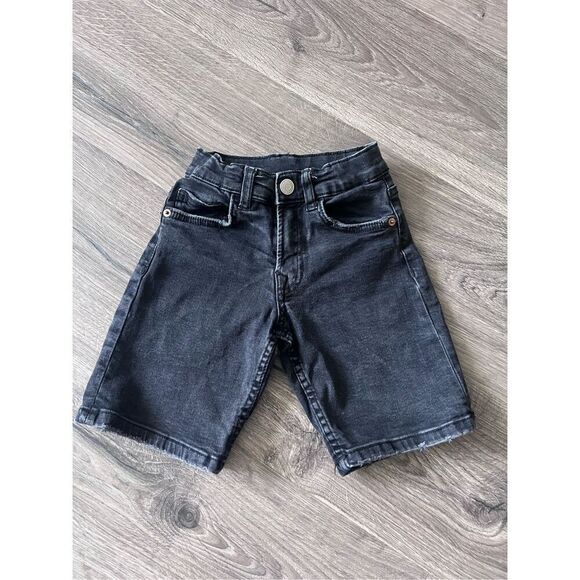 Zara denim Boy Slim Shorts stretch size 6 - Picture 1 of 3